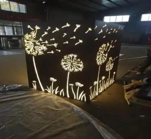 天祝耐候钢灯箱